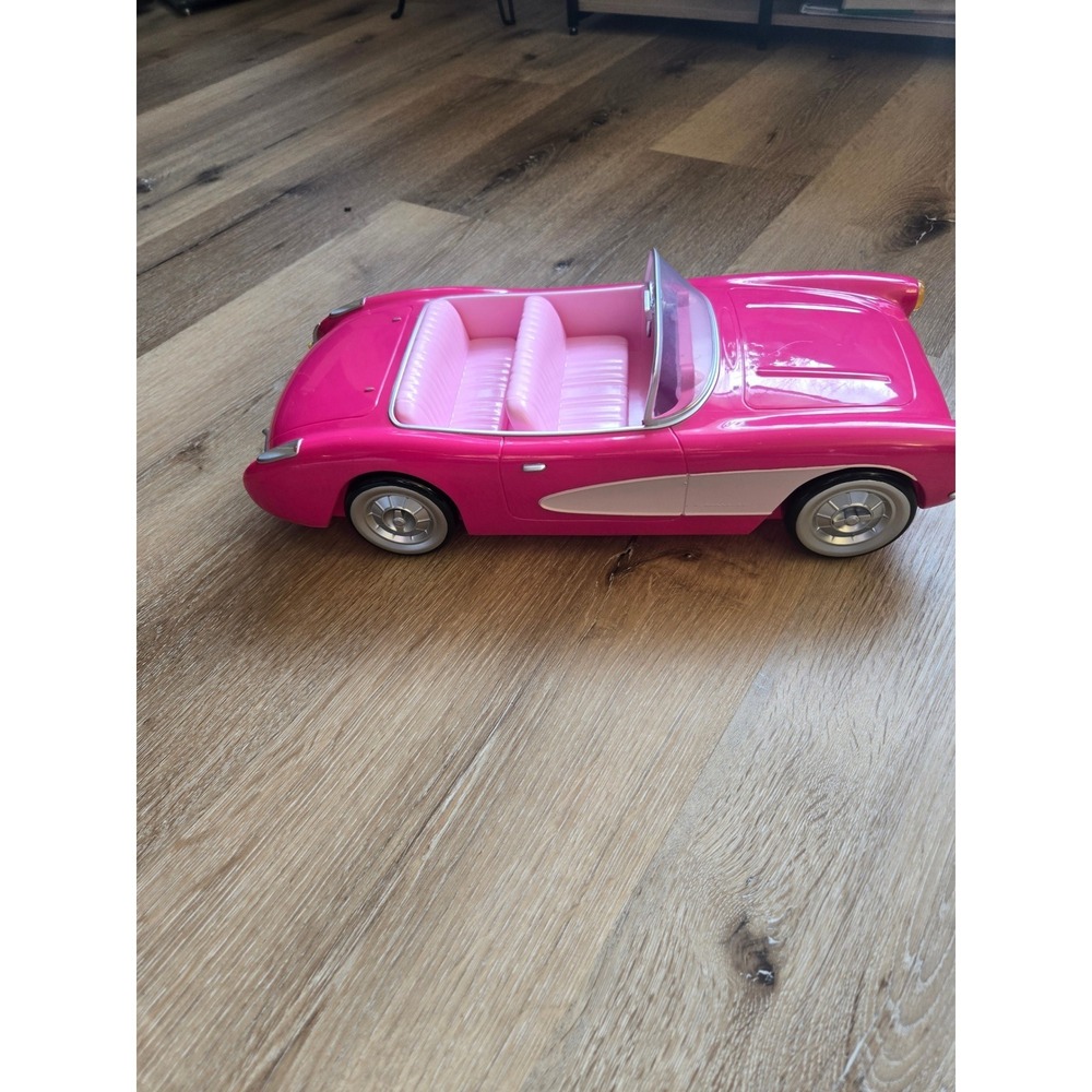 Barbie The Movie Pink Corvette Convertible Chevrolet Toy Car HPX40 - Picture 3 of 5